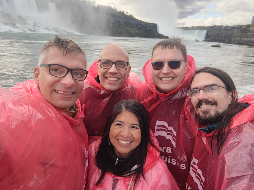 Niagara Falls with the Danes.